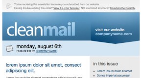 CleanMail Email Newsletter Template