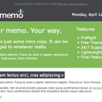 MyMemo Email Newsletter Template